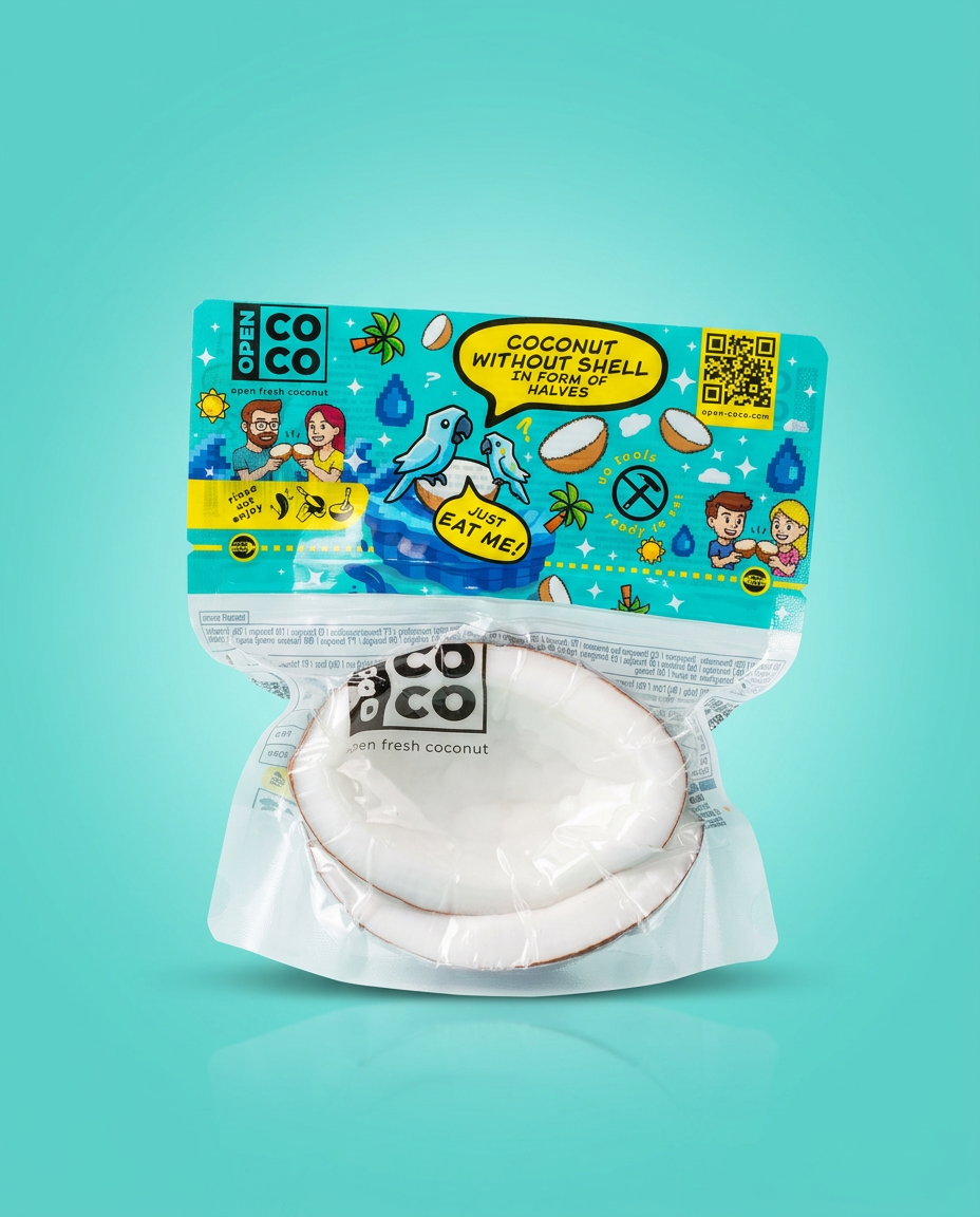 Convenient Coconut Halves