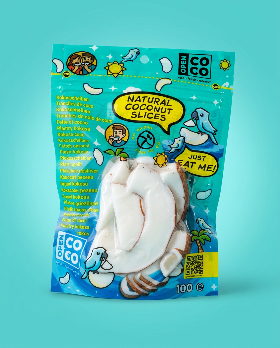 Natural Coconut Slices